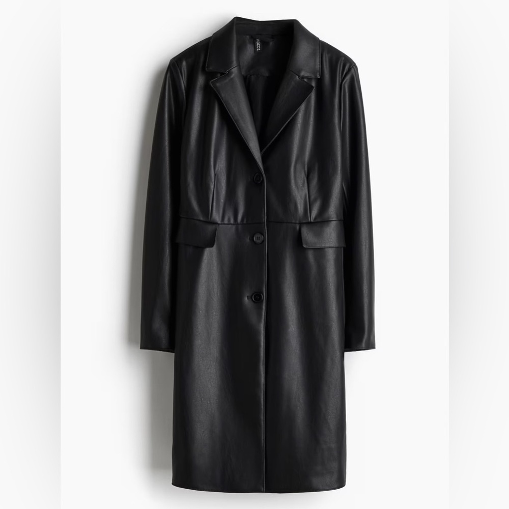 Hm coated single breasted coat